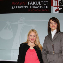 Nina Arsic  levo  i mr Marija Dostanic