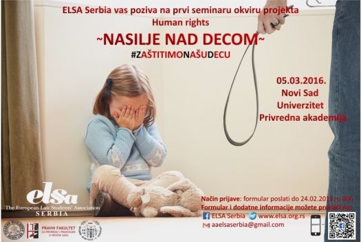 ELSA seminar na temu „Nasilje nad decom”