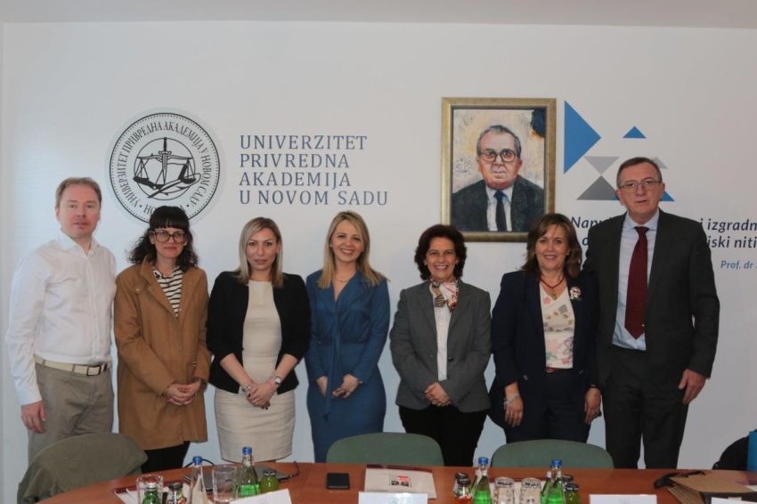 PREDSTAVNICI MEĐUNARODNE MREŽE UNIVERZITETA „KOMPOSTELA“ U POSETI UNIVERZITETU PRIVREDNA AKADEMIJA U NOVOM SADU